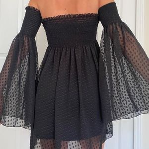 BETSEY JOHNSON Black Dress